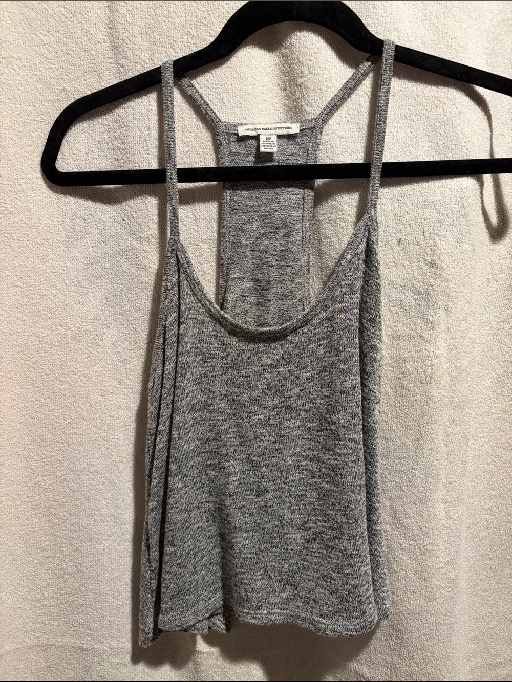 American Eagle Outfitters Gray Racerback Camisole